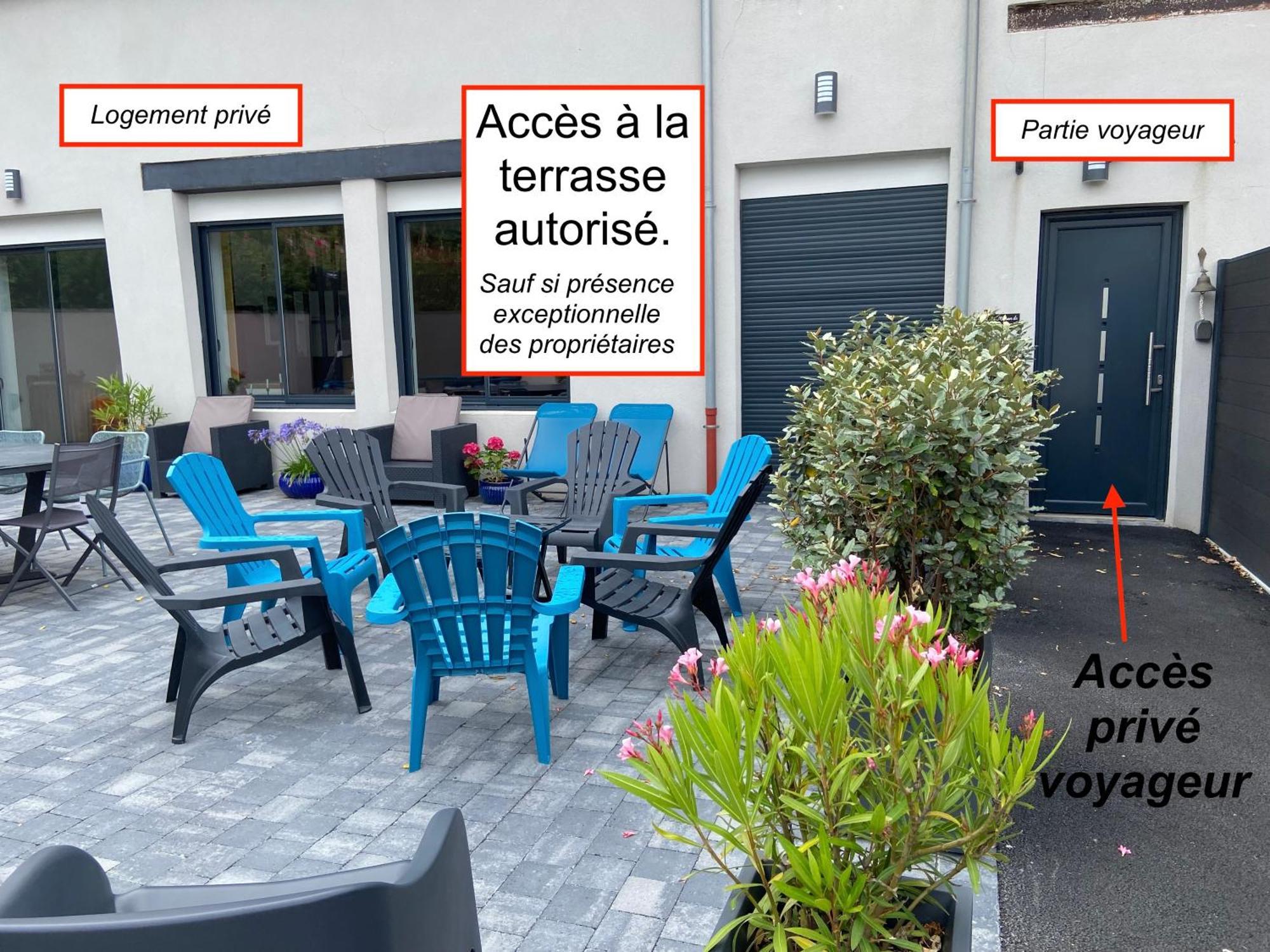 Chambre Tout Confort Avec Commodites Espace Repas Wifi Parking Wimereux Exterior foto